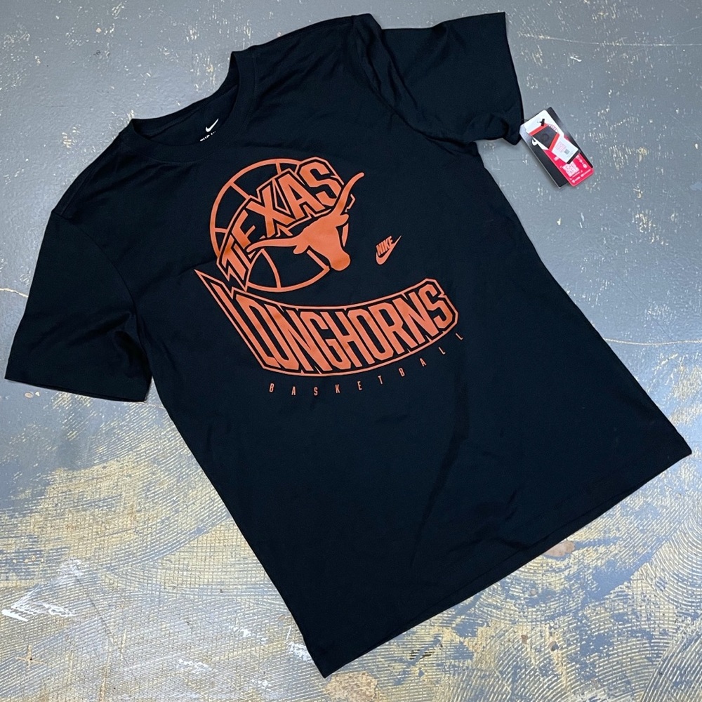 Nike Texas Longhorns Basketball University DC1659-010 Medium Black Orange